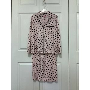 Kate Spade Pajamas Pink Hearts Medium